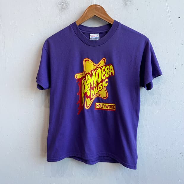 Hanes 헤인즈 amoeba music 반팔 티셔츠 우먼즈