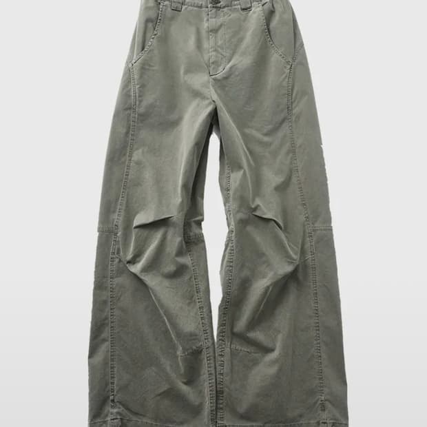 [2(M)]999휴머니티 어드벤처 팬츠 모시 올리브