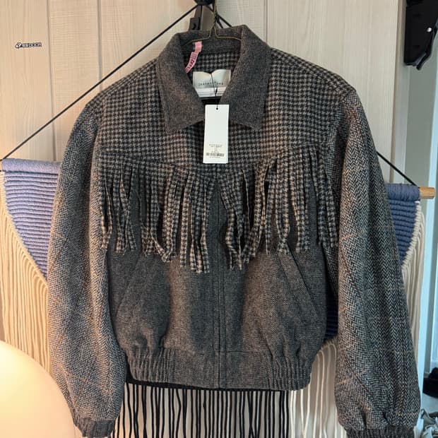 인스턴트펑크 프린지 숏 자켓 프리사이즈