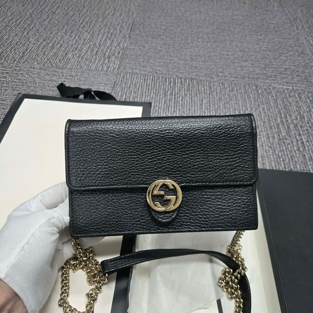 [A급컨디션] 구찌 인터로킹 크로스백