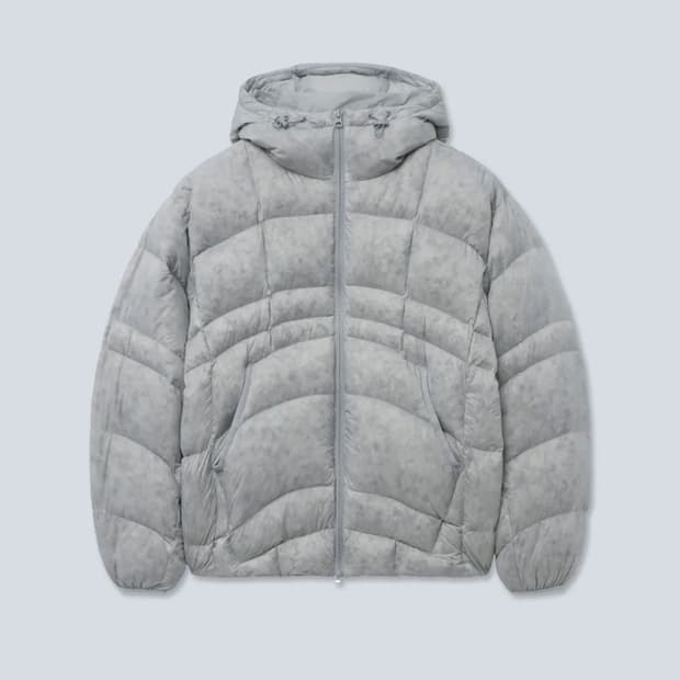 L) 인템포무드 예티 푸퍼 덕다운 패딩 라이트 그레이