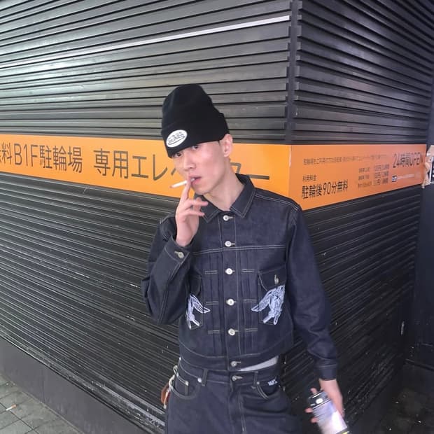 왓츠더유즈 네이비씰 데님 셋업m