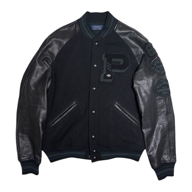 폴로 랄프로렌 아이코닉 레터맨 바시티 자켓 L