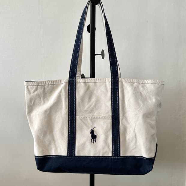 폴로랄프로렌 캔버스백