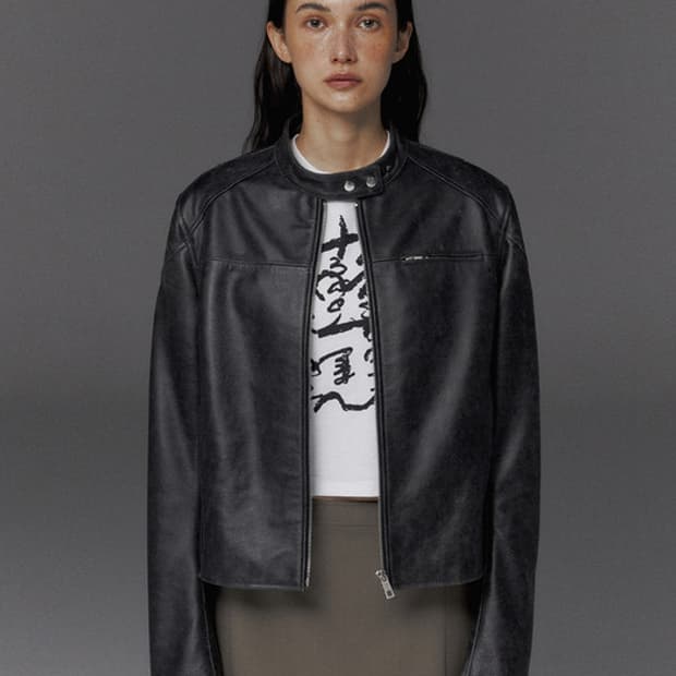 스튜디오테이블 리얼 레더 바이커 자켓 (단종)
