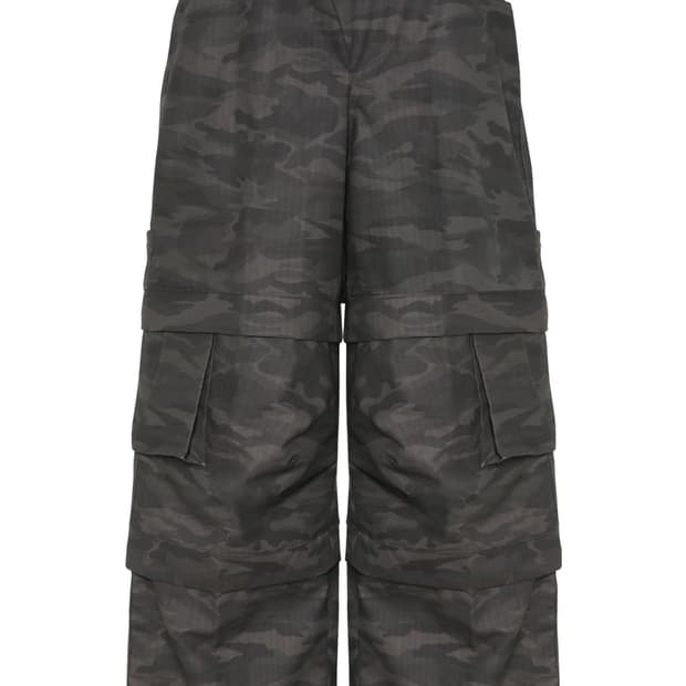 2)카미엔 타이탄 배기 팬츠 그레이 카모
