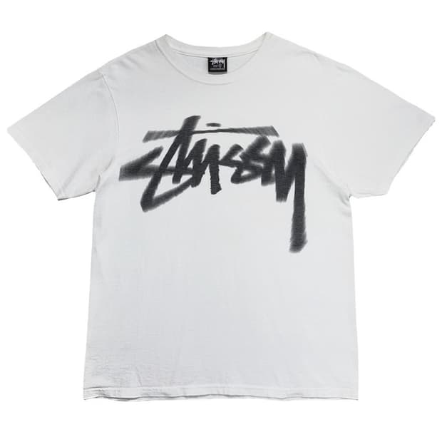 STUSSY 디지 스탁 티셔츠 화이트 S