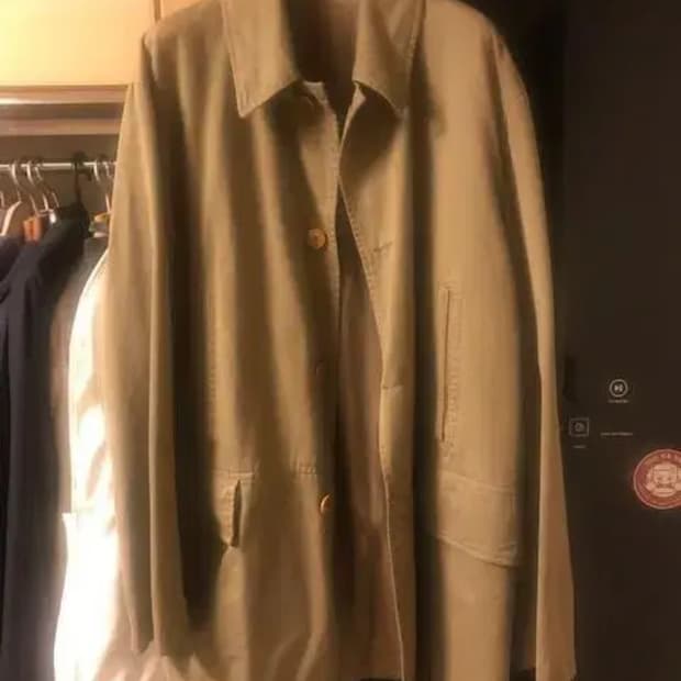 comoli 코모리 코튼 개버딘 워싱 코트