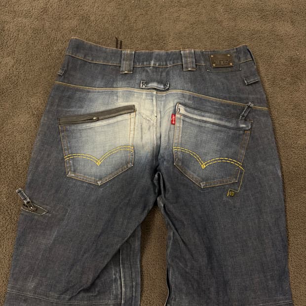 [정품/M] 리바이스 x 686 콜라보레이션 스노우보드 데님 팬츠