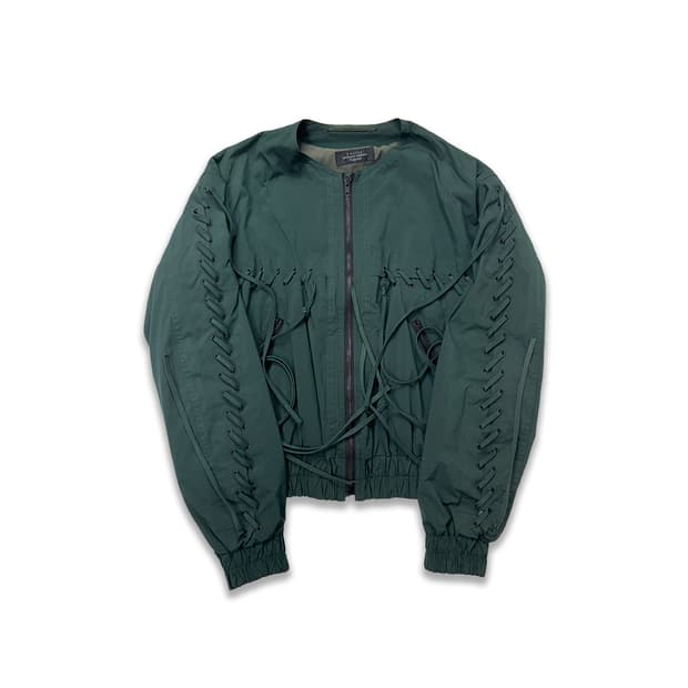 언유즈드 16SS 레이스업 자켓
