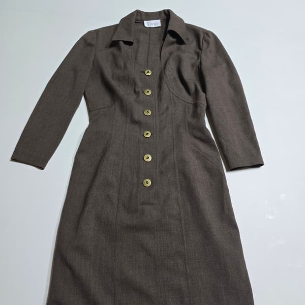 디올 마드모아젤 울 원피스 55~정핏66