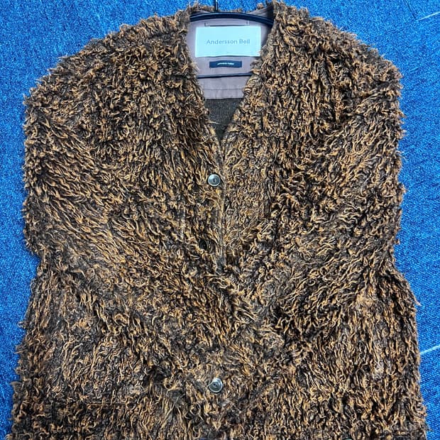 앤더슨벨 샤기 가디건