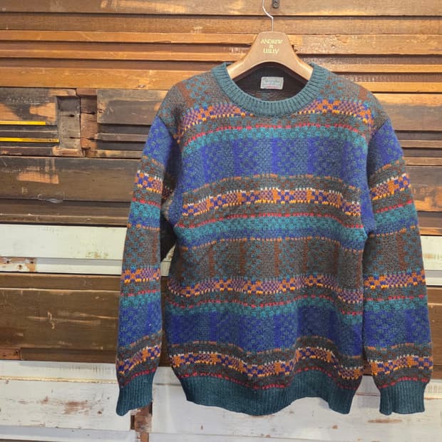 90'S 베네통 셔틀랜드울 니트