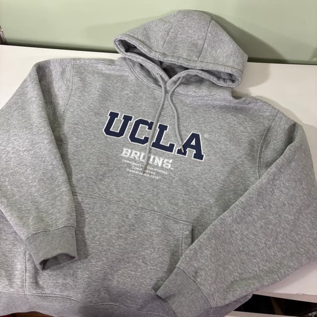 95 UCLA 그레이 후드티
