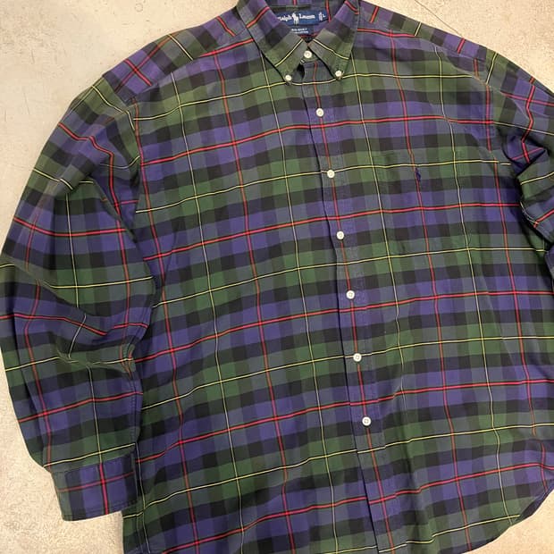 빈티지 랄프로렌 폴로 빅셔츠