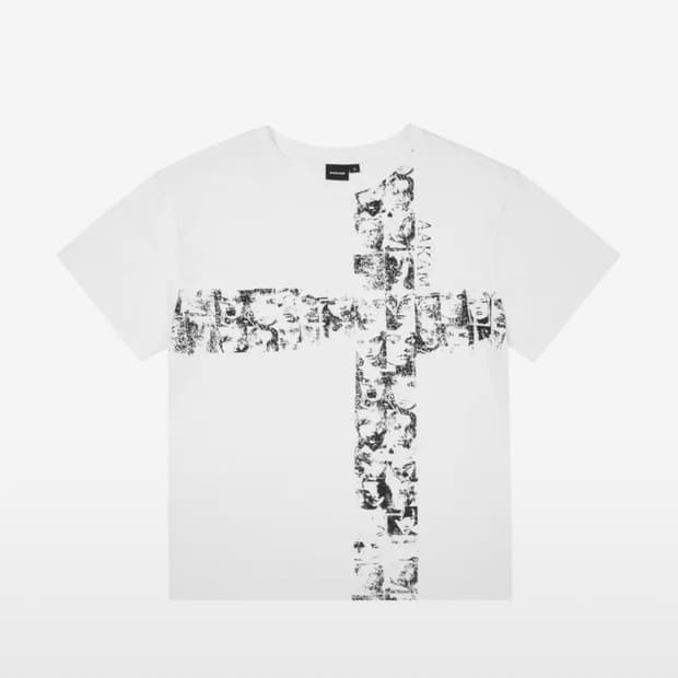 (2) 아캄 반팔 mosaic cross half top