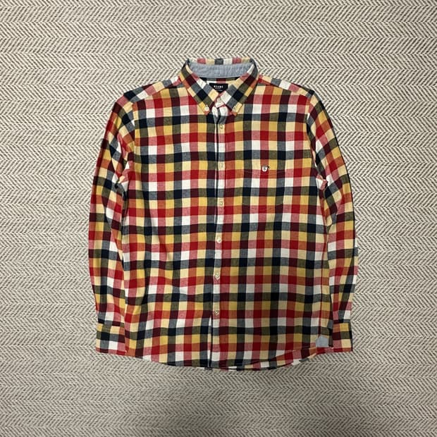 BEAMS heart cotton check shirt