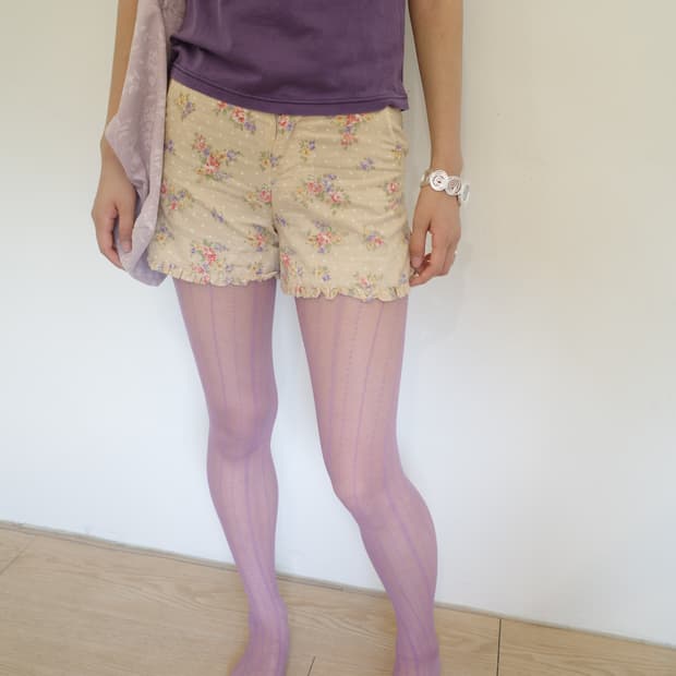 dot ribbon shorts
