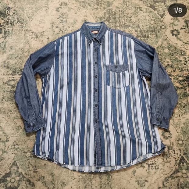 나이젤 카본 유니크 데님셔츠