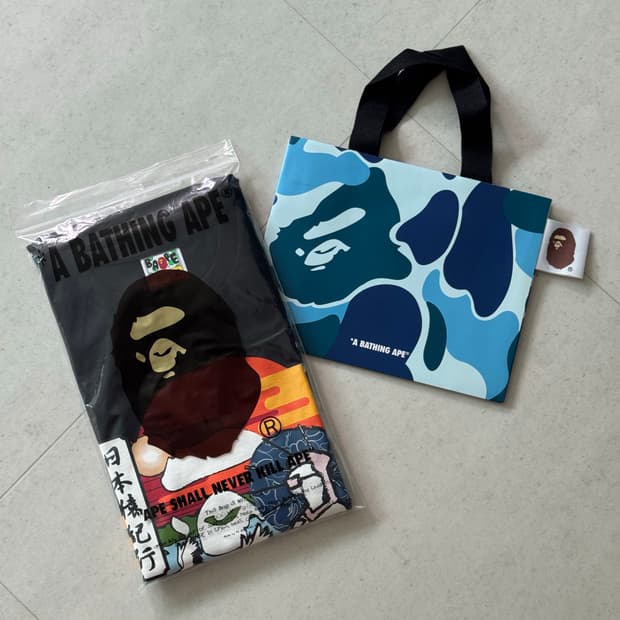 새상품) 베이프 티셔츠 XL