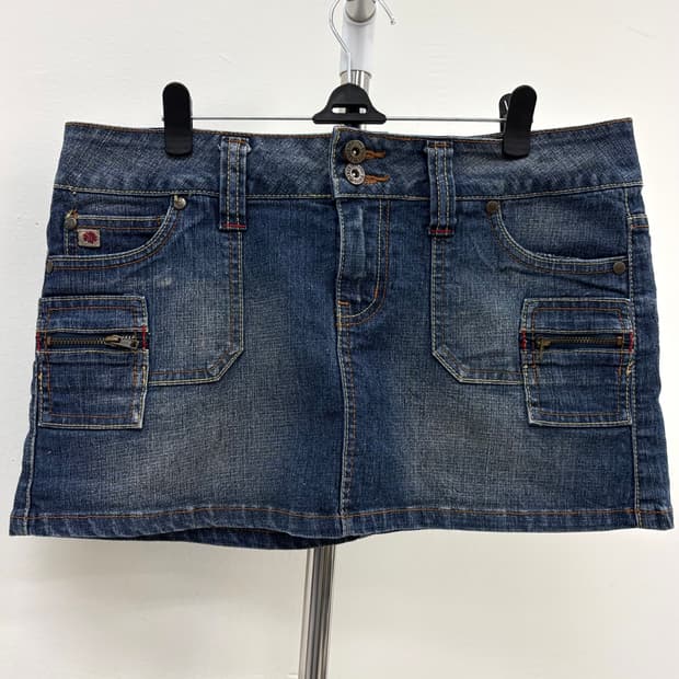 빈티지 데님 y2k 스커트