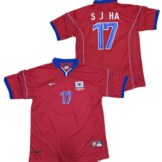 98년 프랑스월드컵 대한민국대표팀 하석주 유니폼 팝니다