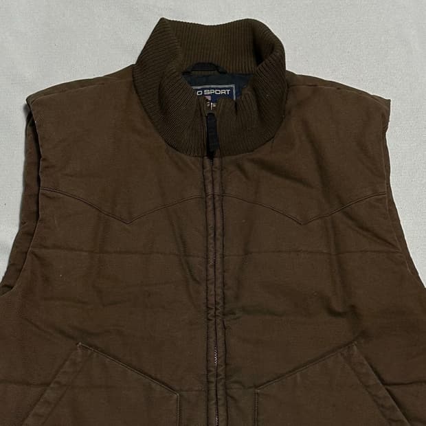 L 폴로랄프로렌 스포츠 워크웨어 브라운 베스트