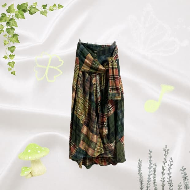 패치 스커트 #롱스커트 #패치워크