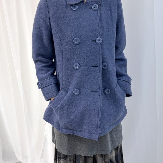 ash blooming duffle half coat