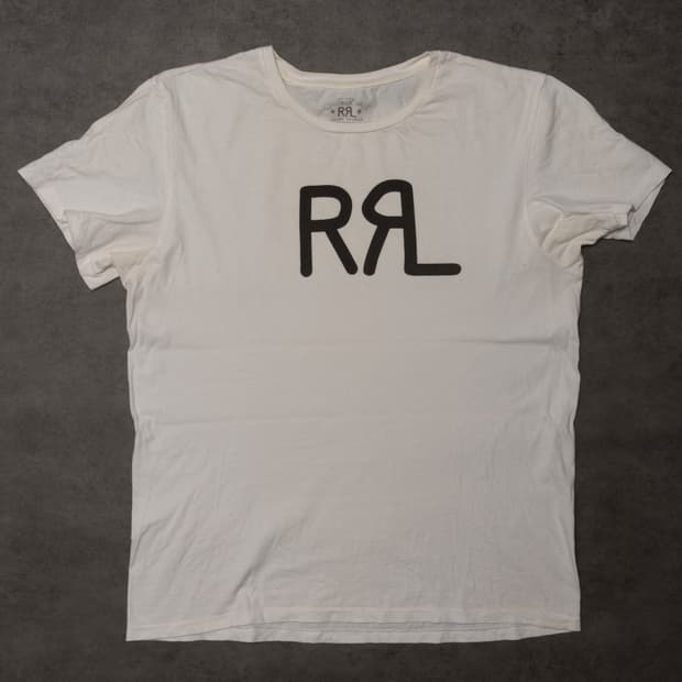 RRL 더블알엘 로고티셔츠 L