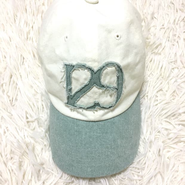 129 아플리케 볼 캡 (cream)