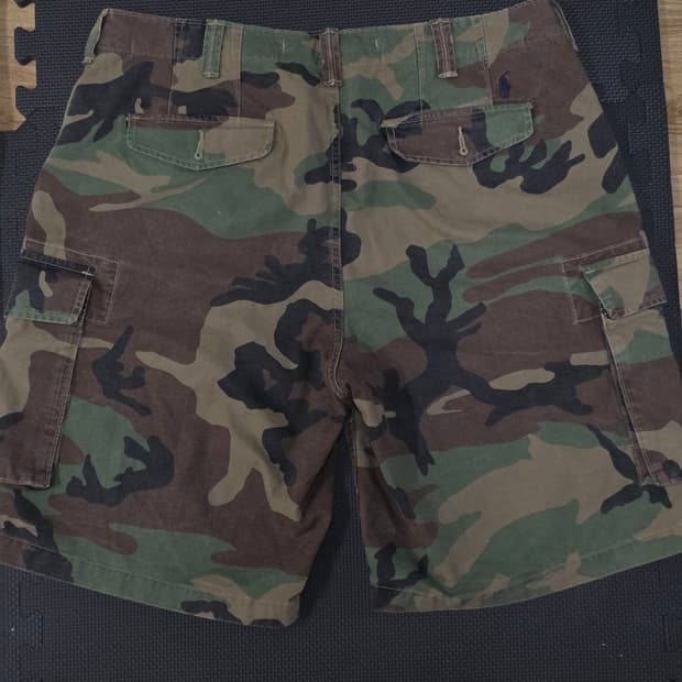 폴로 랄프로렌 camo카모플라쥬 카고쇼츠 (반바지) 36