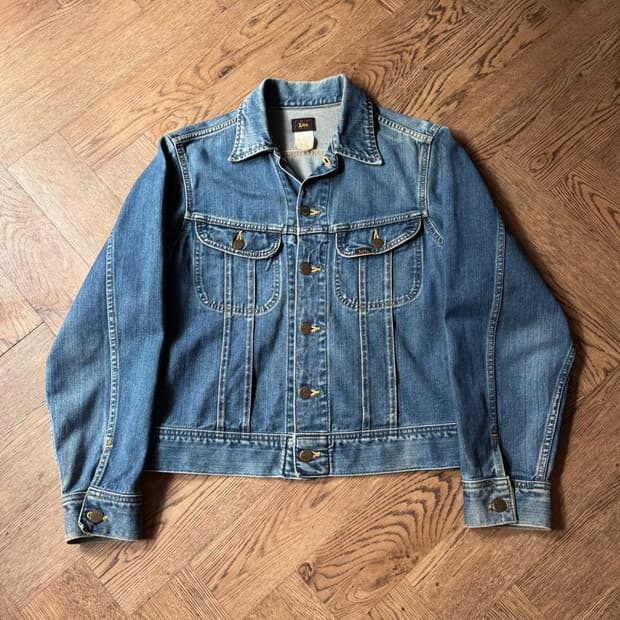 [M]Lee Japan 0411 빈티지 워싱 데님 트러커 자켓