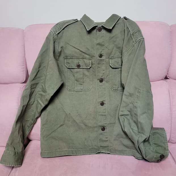 폴로 남자 XL 셔츠자켓 카키 아메카지