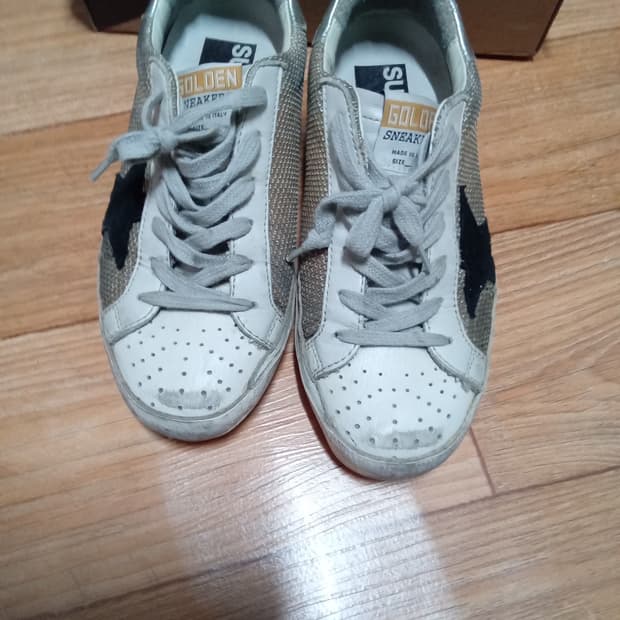골든 구스 그레이코드 골드탭 메쉬 스니커즈