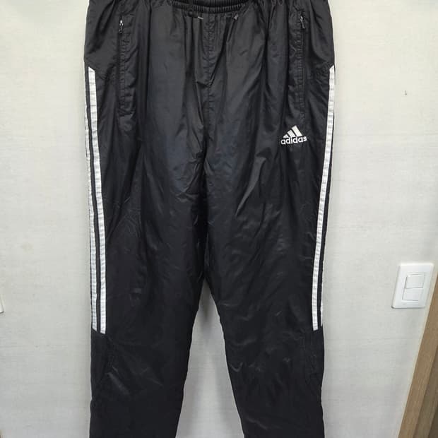 아디다스 올드스쿨 안감누빔 패디드 방풍 트랙팬츠 xl