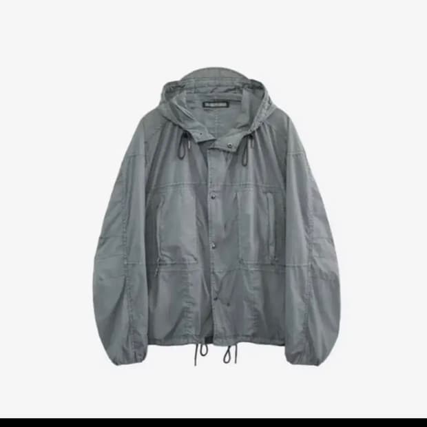 3) 폴리테루 라이트 웨이트 후디드 밀파카 세이지