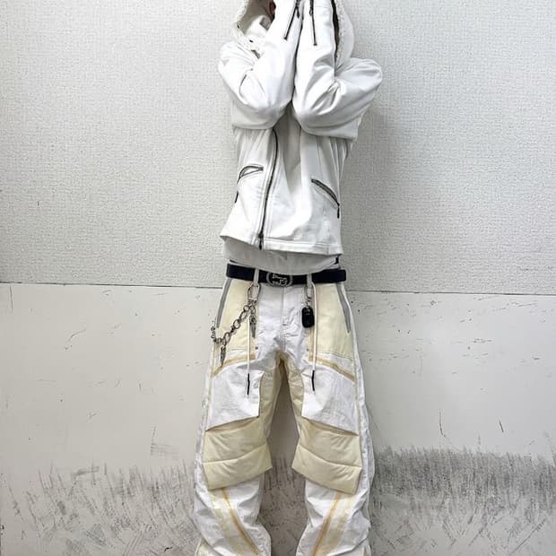 카르넷 아카이브 CRUSTACEAN WIDE LEG TROUSERS