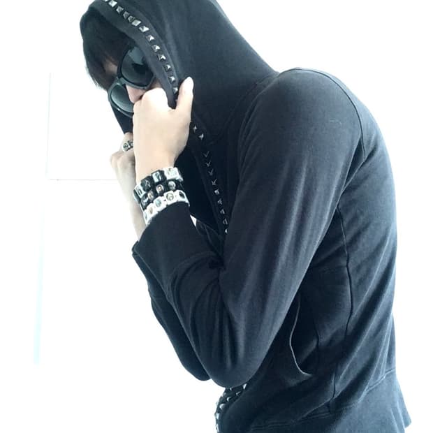 Hysteric Glamour stud hoodies
