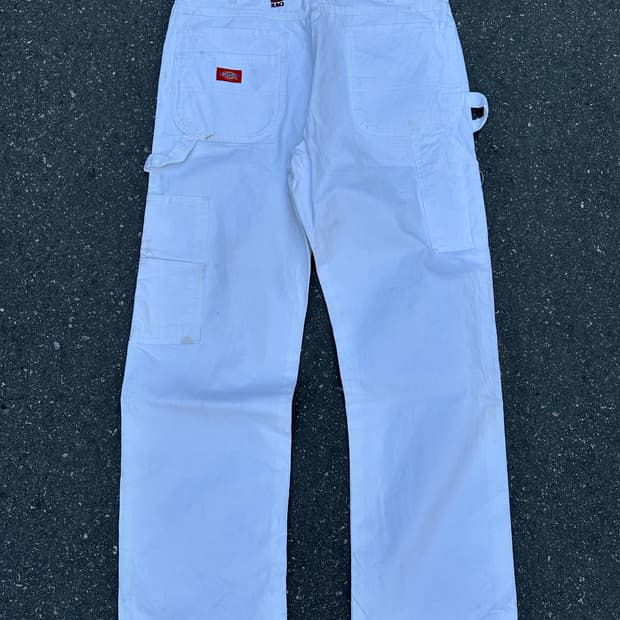 [디키즈] •Dickies Carpenter White Pants