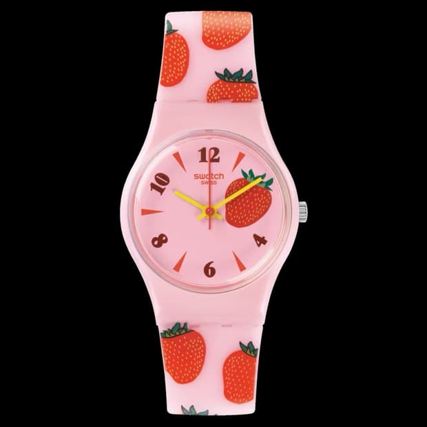 스와치 시계 LP136 딸기 스트로베리