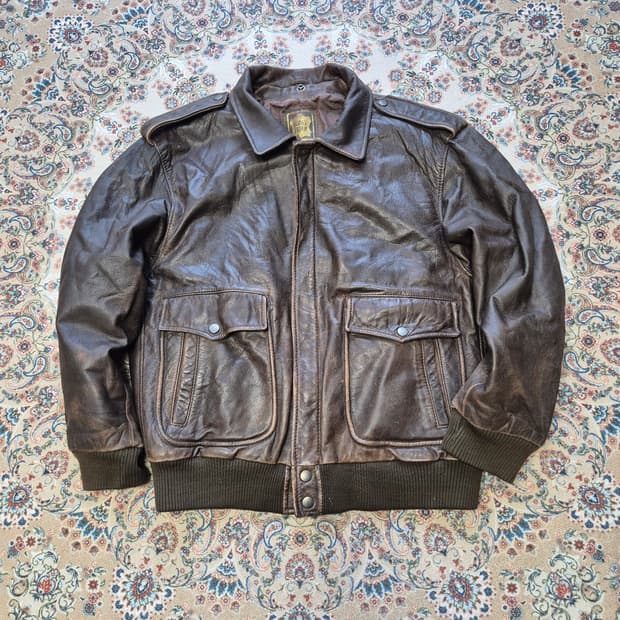 카우 레더 빈티지 A-2 자켓
