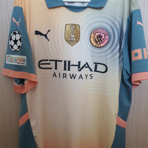 맨시티 + 오아시스 콜라보 유니폼 #47 필 포든