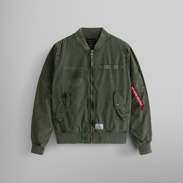 알파인더스트리 RIP AND REPAIR FLIGHT JACKET 자켓
