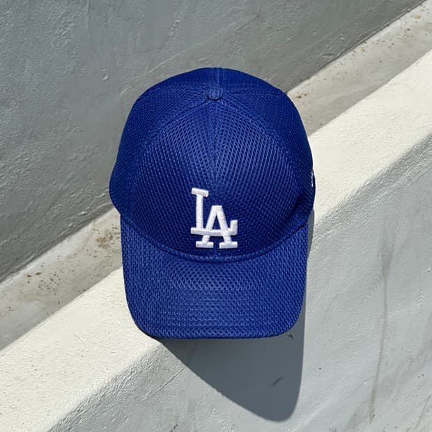 [S-M] MLB 엠엘비 LA다저스 메쉬 블루 볼캡 모자