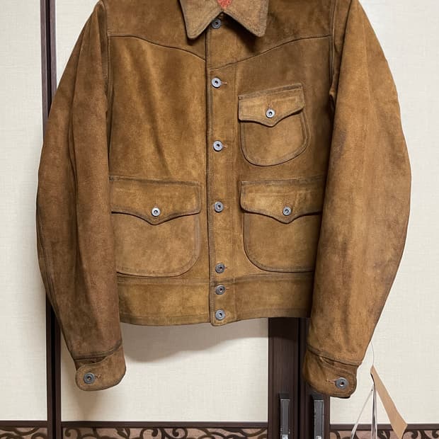 [L] RRL 러프아웃 스웨이드 재킷