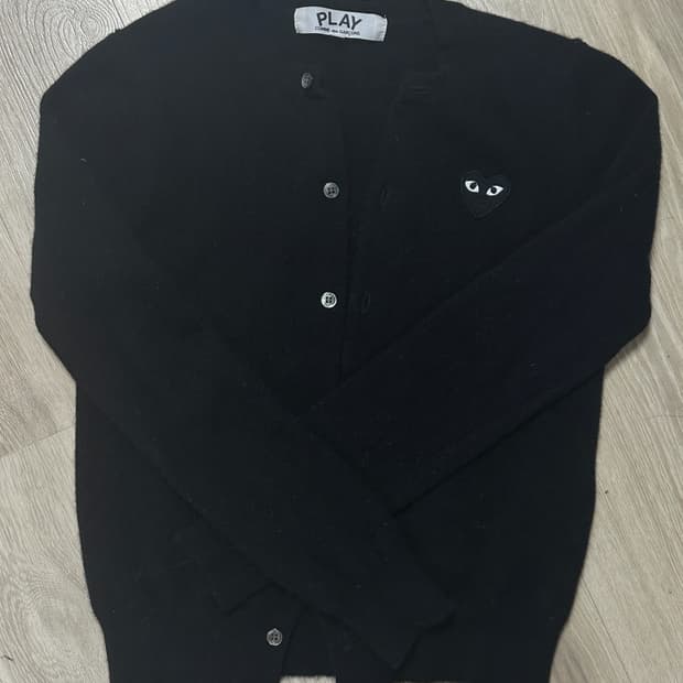 꼼데가르송 여성 가디건 블렉와펜 M