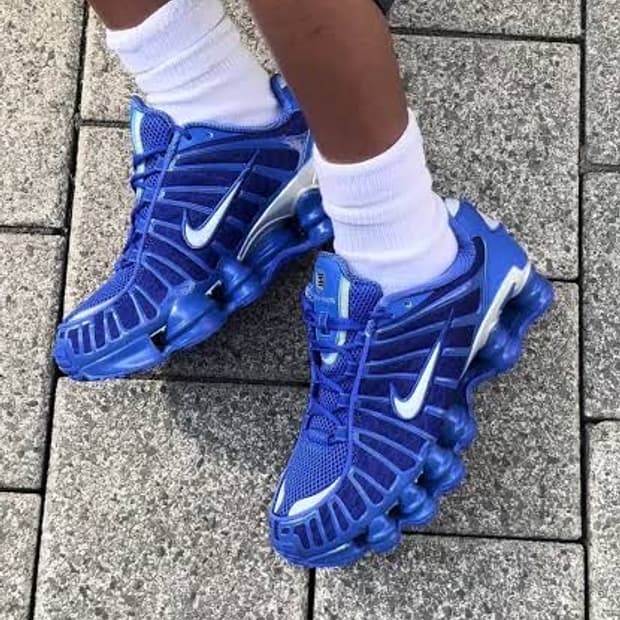 나이키 블루 샥스 280