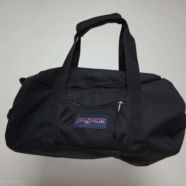 잔스포츠 더플백 블랙