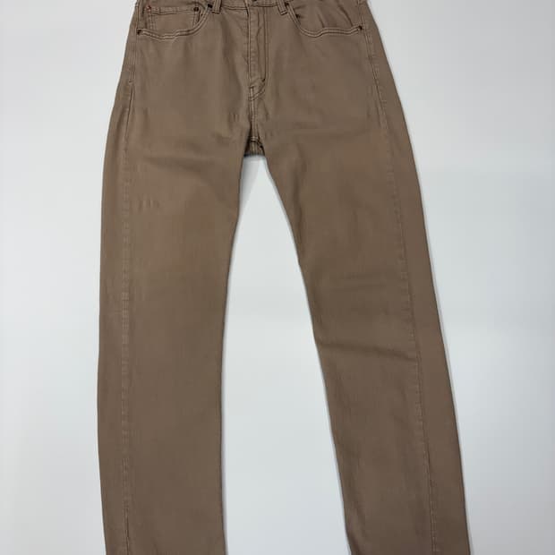 (34) LEVIS 리바이스 빈티지 505 베이지 데님 팬츠